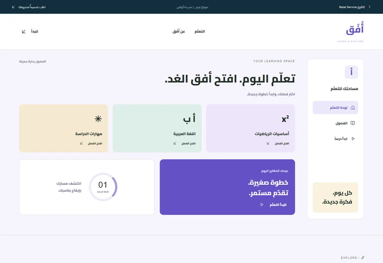 معاينة موقع أُفُق