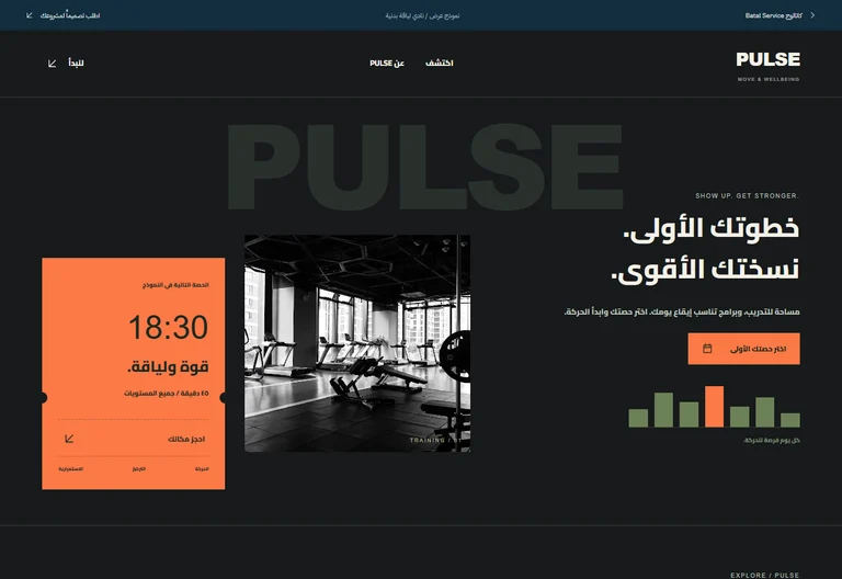 معاينة موقع PULSE